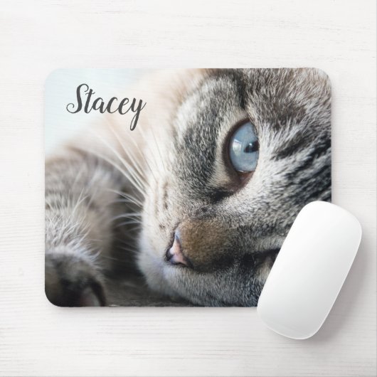 Tapis De Souris Chat Kitten personnalisé à thème souris Pad Mousep (Avec souris)