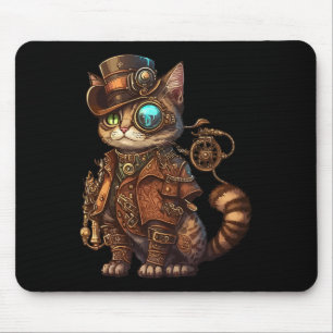 Tapis De Souris Chat Kitty Kitty Steampunk