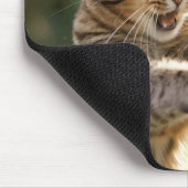 Tapis De Souris Chat lance un punch (Coin)