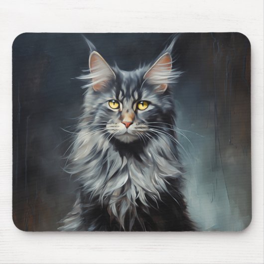 Tapis De Souris chat Maine Coon (Devant)