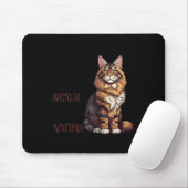 Tapis De Souris Chat Maine Coon - Parce Que Sticker Taille S (Avec souris)