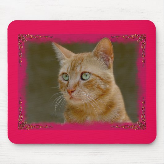 Tapis De Souris Chat Mausepad de gingembre (Devant)
