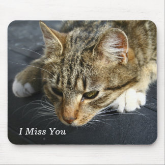 Tapis De Souris [Chat mélancolique] tu me manque