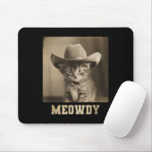 Tapis De Souris Chat Meowdy vintage (Avec souris)