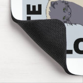 Tapis De Souris Chat mignon bonne vie (Coin)