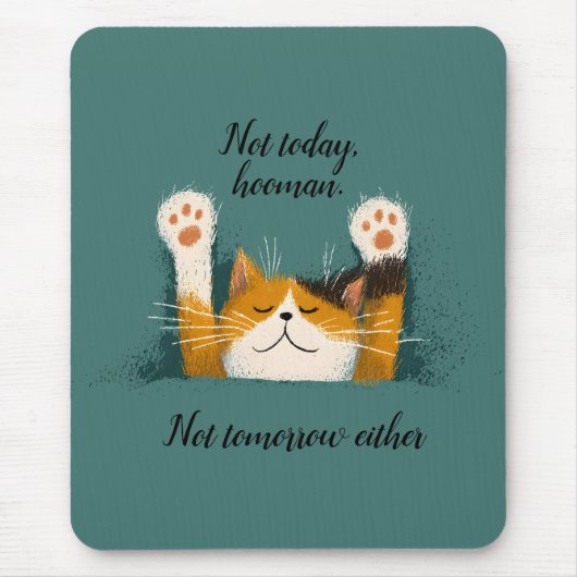 Tapis De Souris Chat mignon drôle de nappe (Devant)