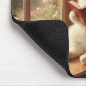 Tapis De Souris Chat Mignon en Train de Lire (Coin)