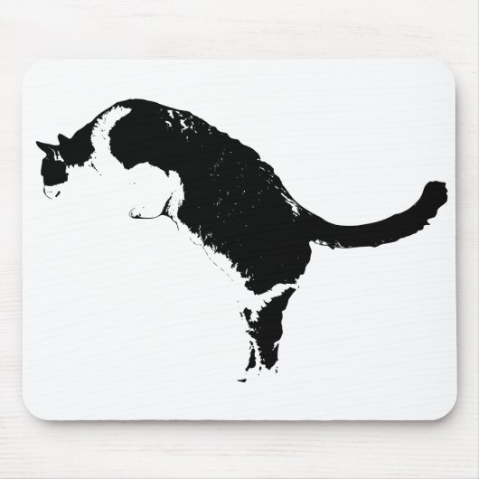 Tapis de souris chat moderne (Devant)