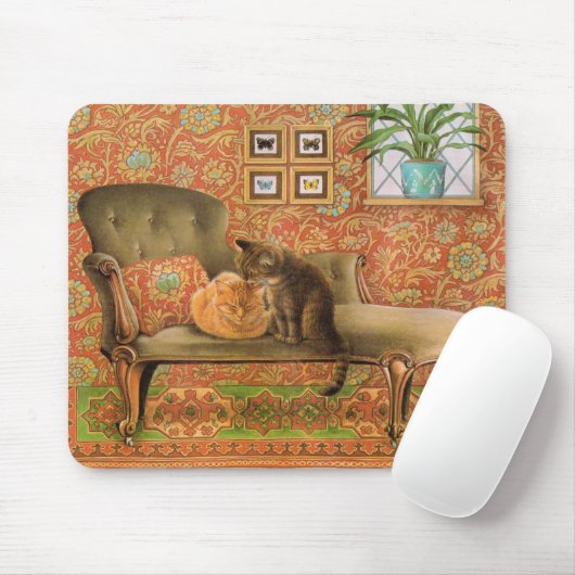 TAPIS DE SOURIS CHAT MOUSE MAT (Avec souris)