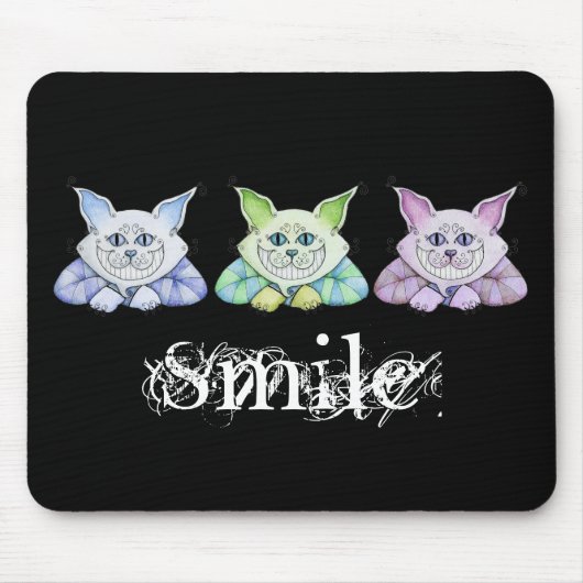 Tapis De Souris Chat Mousepad de Cheshire (Devant)