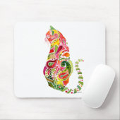 Tapis De Souris Chat Mousepad de Paisley (Avec souris)