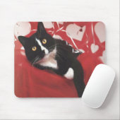 Tapis De Souris Chat Mousepad de Valentine (Avec souris)