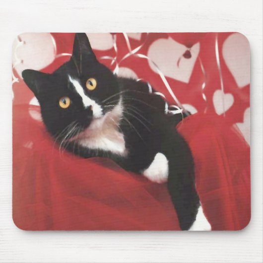 Tapis De Souris Chat Mousepad de Valentine (Devant)