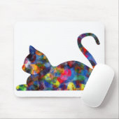 Tapis De Souris Chat Mousepad multicolore (Avec souris)