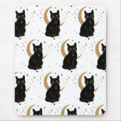 Tapis de souris chat noir (Devant)