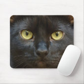 Tapis De Souris chat noir (Avec souris)