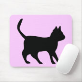 Tapis De Souris Chat noir (Avec souris)