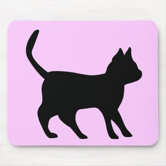 Tapis De Souris Chat noir (Devant)