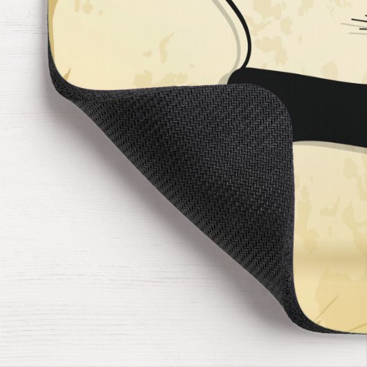 Tapis De Souris chat noir (Coin)