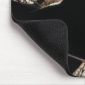 Tapis De Souris Chat noir dans un arbre Éffrayant (Coin)