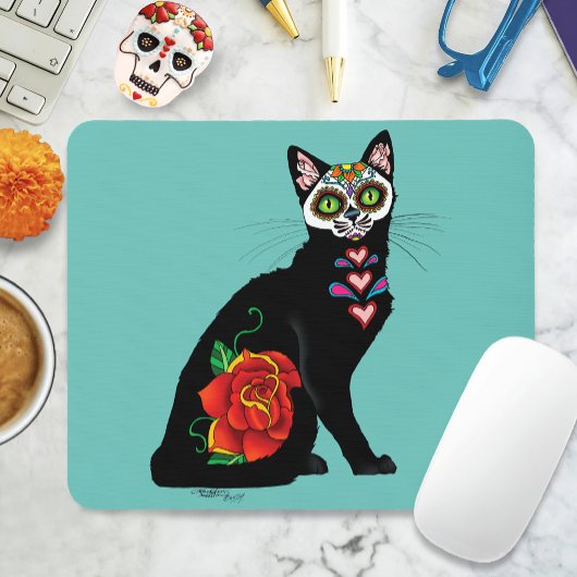 Tapis De Souris Chat noir de Sugar