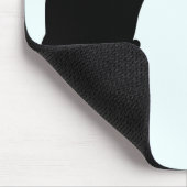 Tapis De Souris Chat noir et blanc (Coin)
