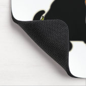 Tapis De Souris Chat noir et Citrouille (Coin)