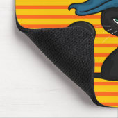 Tapis De Souris Chat noir mignon (Coin)