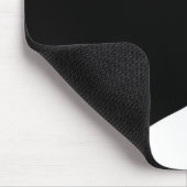 Tapis De Souris Chat noir rusé (Coin)
