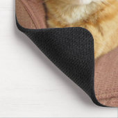 Tapis De Souris chat orange (Coin)