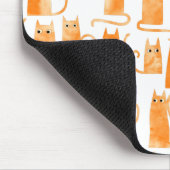 Tapis De Souris Chat orange (Coin)