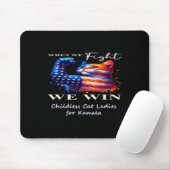 Tapis De Souris Chat patriotique (Avec souris)