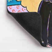 Tapis De Souris Chat pelucheux d'ange (Coin)