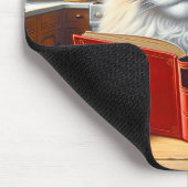 Tapis De Souris Chat persan lire un livre (Coin)