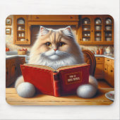 Tapis De Souris Chat persan lire un livre (Devant)