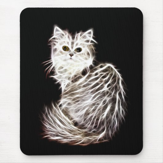 Tapis De Souris chat perse Abstrait (Devant)