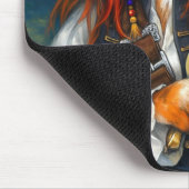 Tapis De Souris Chat pirate de Swashbuckler | Imaginaire Caractère (Coin)