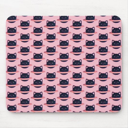 Tapis De Souris Chat Planète (Devant)