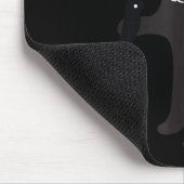 Tapis De Souris Chat Qu'est-ce que_ Drôle Chat Noir Meurtrier Chat (Coin)