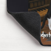 Tapis De Souris Chat qui gratte un banc d'orgue (Coin)