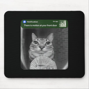 Tapis De Souris Chat qui sonne avec mème de mouvement