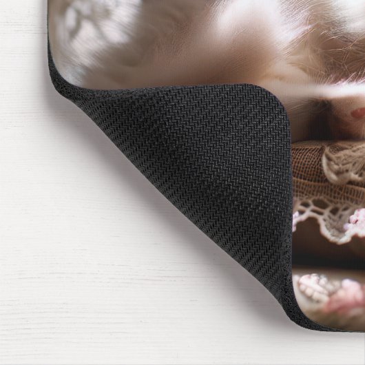 Tapis De Souris Chat Ragdoll Dormir Sur Le Coussin (Coin)