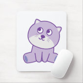 Tapis De Souris chat regardant le ciel (Avec souris)