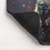 Tapis De Souris Chat rockeur (Coin)