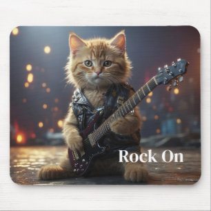 Tapis De Souris Chat rockeur