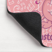 Tapis de souris chat rose avec violon (Coin)