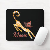 Tapis De Souris Chat rouge drôle (Avec souris)