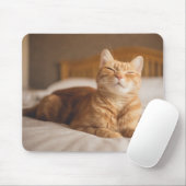Tapis De Souris Chat somnolent des images | de Getty (Avec souris)