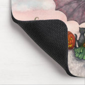 Tapis De Souris Chat sorcier amusant Halloween Mousepad (Coin)
