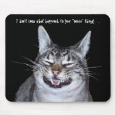 Tapis De Souris Chat "souris manquante" Mousepad (Devant)